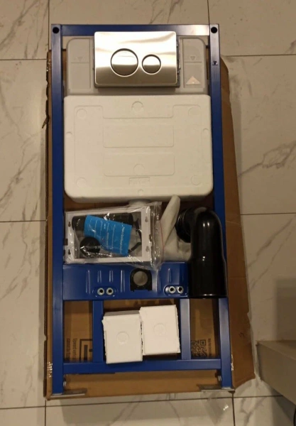 Инсталляция Sapbox 108C.500.01.808SS-ST для унитаза с кнопкой смыва сатин