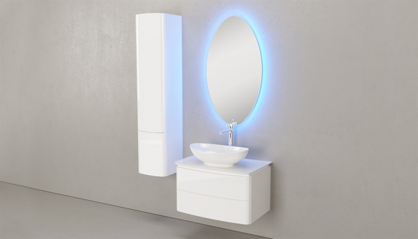 Тумба под раковину Velvex Luna tp.LUN.80.2Y 75 см белая