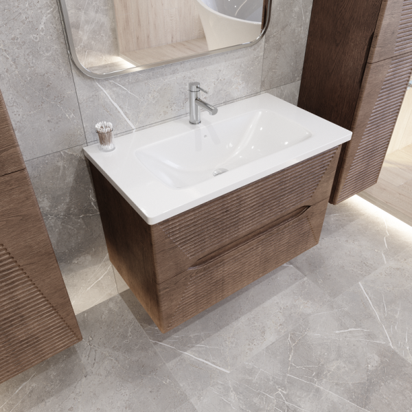 Тумба с раковиной Caprigo Modo Terza 35613-RF15 75 см скайрос