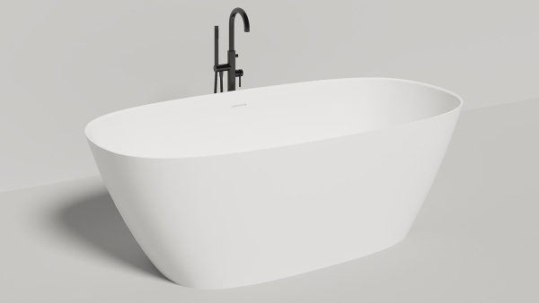 Ванна из искусственного камня Salini Sofia 185x90 102529M белая матовая отдельно стоящая