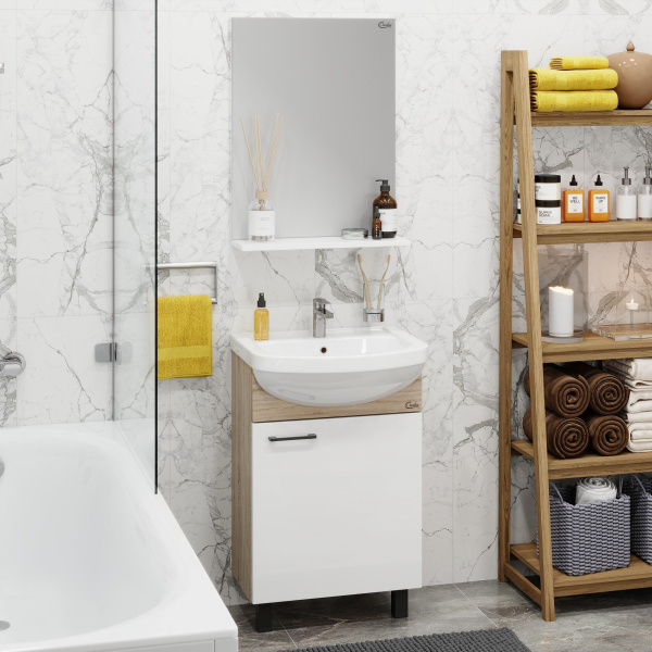 Зеркало Onika Эко 50x70 205210 белое