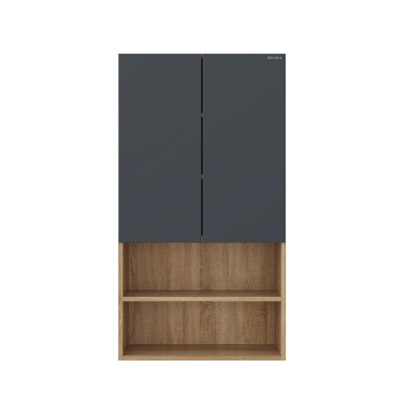 Шкаф Onika Маркус 306012 60 см серый матовый и дуб сонома