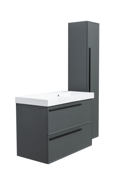 Тумба под раковину LaFenice Elba FNC-01-ELB-G-90-2 90 см серая матовая