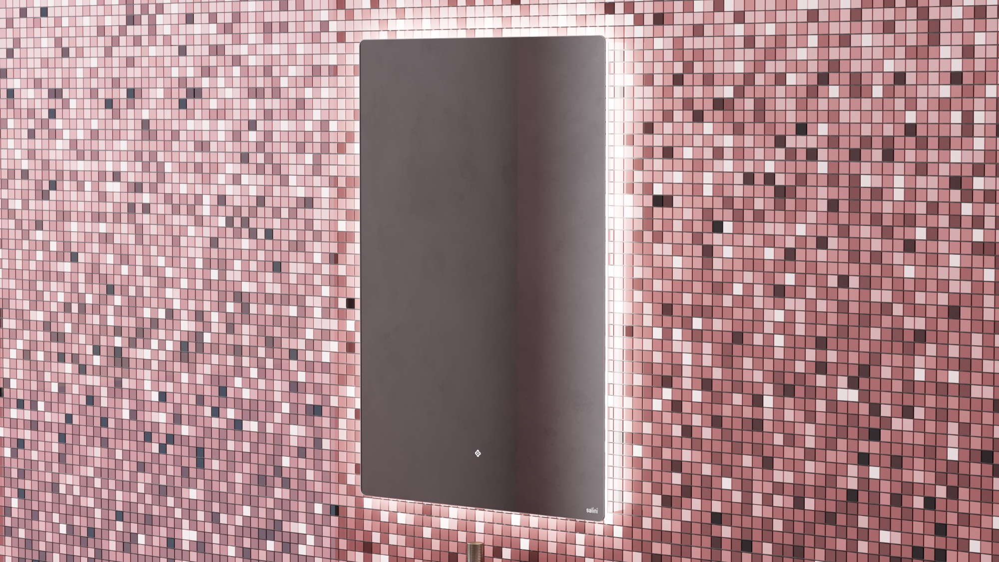 Зеркало Salini Ombra 100x100 27M2.1000 с LED подсветкой
