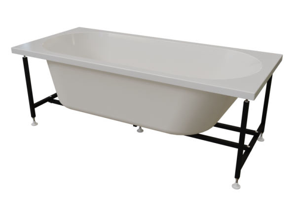 Ванна акриловая Radomir Вальс 170x75 1-01-0-0-1-337 пристенная c каркасом