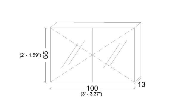 Зеркальный шкаф Armadi Art Vallessi 100 см 546-Z с подсветкой зебрано
