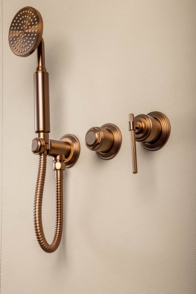 Смеситель напольный Boheme Eterna 179-BRB брашированная бронза