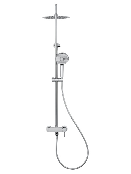 Душевая стойка Wonzon & Woghand Solo WW-739032-CR хром глянцевый