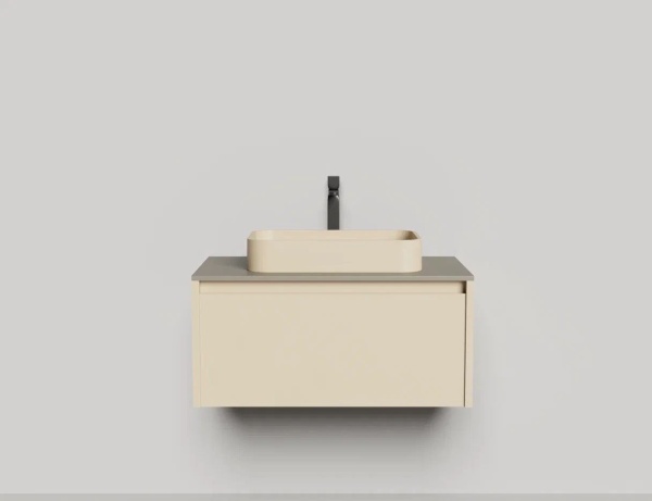 Тумба с раковиной Salini Domino 80 см 27D108ON окрашивание по RAL эмаль Onda Plus