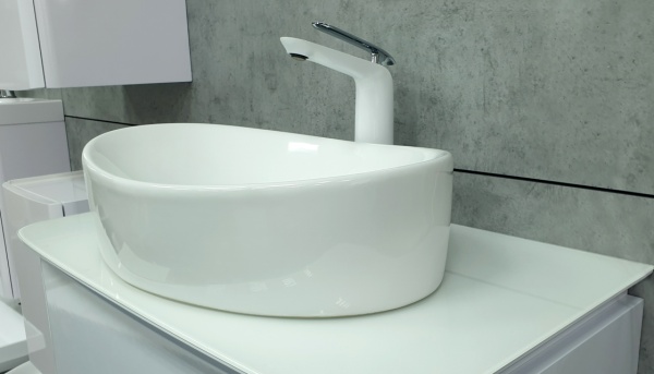 Накладная раковина Velvex 7756C 50 см белый
