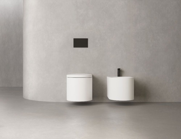 Унитаз подвесной Salini Gemelli 240121KM только светлые оттенки RAL Classic матовый с крышкой