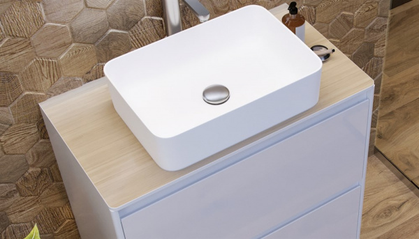 Столешница Velvex Klaufs StKLA.80.MH-216.617 белая влагостойкая