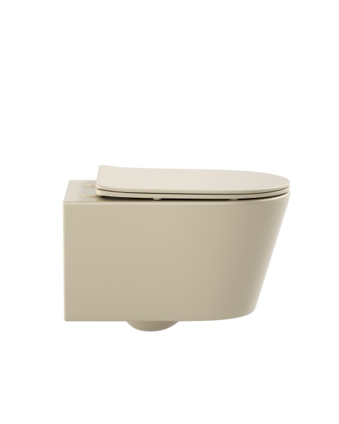 Унитаз подвесной Sapbox Lumara SB1124C1-MKH Rimless хаки матовый