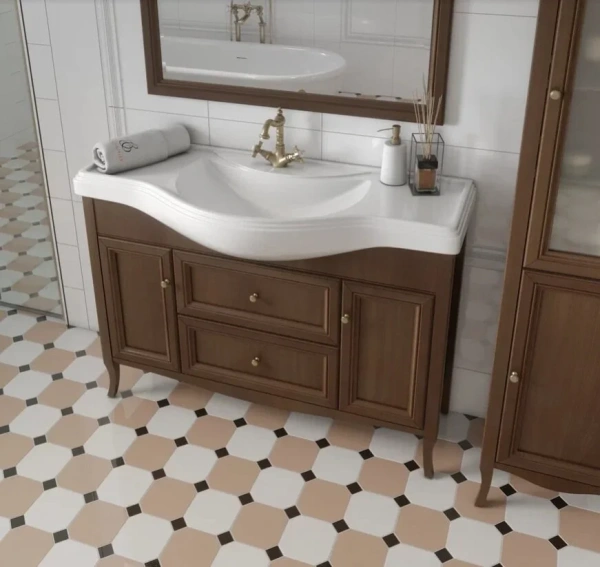 Тумба с раковиной Caprigo Lion 38316-036.000.00.20 120 см орех античный