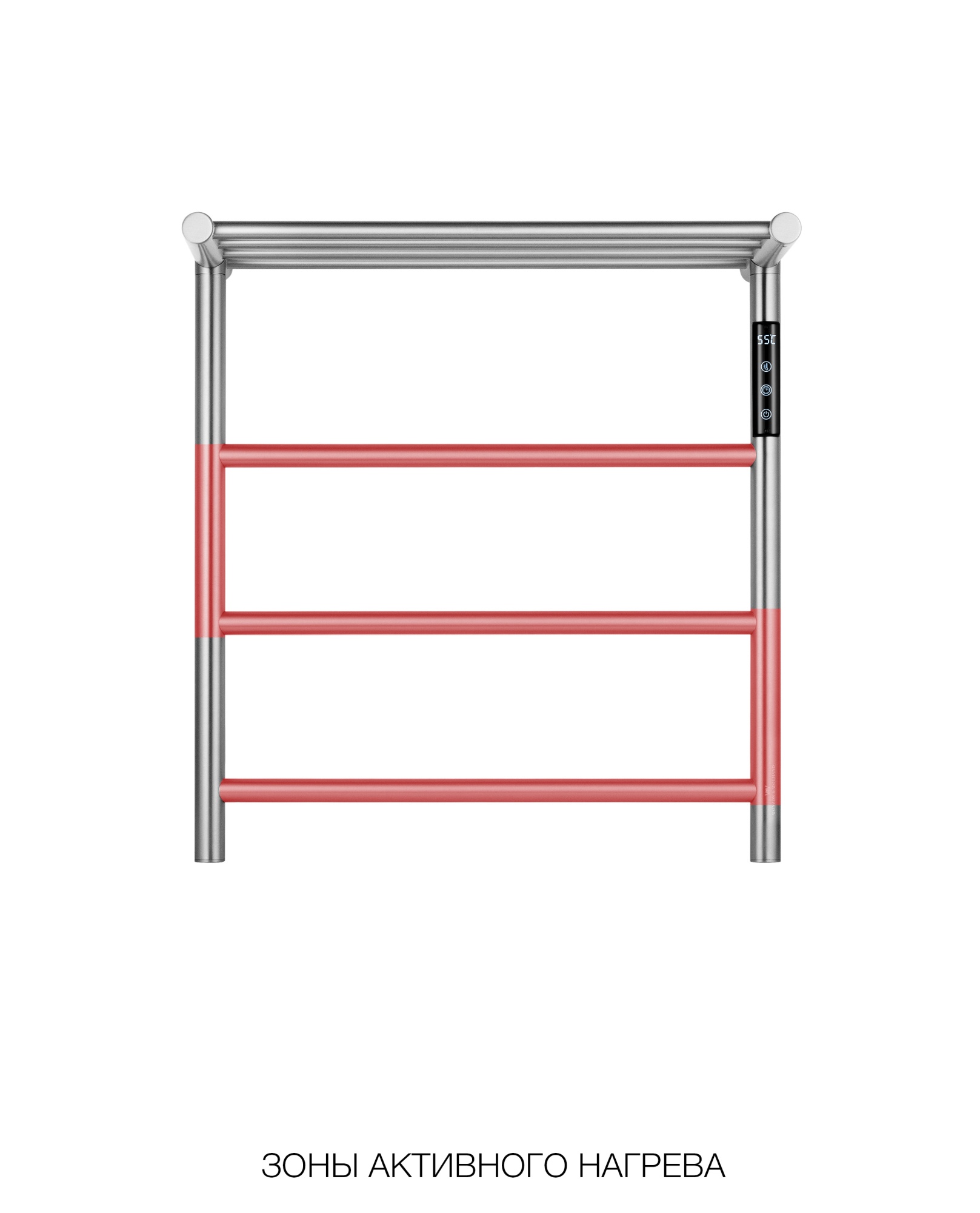 Полотенцесушитель электрический Wonzon & Woghand Bonn WW-AL402-BG золото брашированный