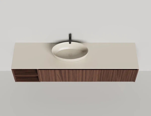 Тумба под раковину Salini Domino 200 см 27D220A окрашивание по RAL шпон