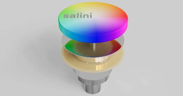 Донный клапан для ванны Salini 152301MF окрашивание по RAL Classic матовый