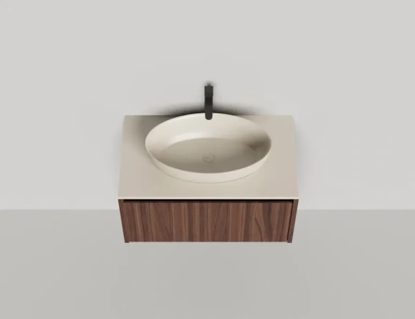 Тумба под раковину Salini Domino 80 см 27D208 окрашивание по RAL шпон