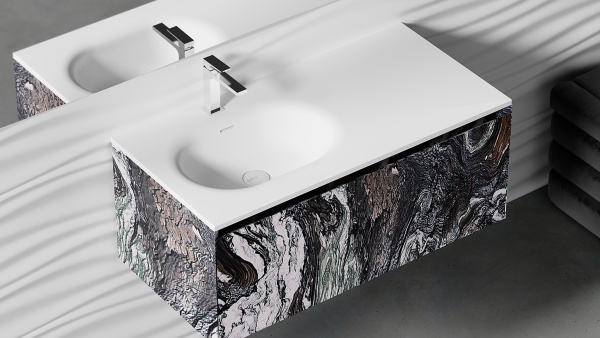 Подвесная раковина Salini Onda Flow Oval 1402204MN 40 см белая матовая