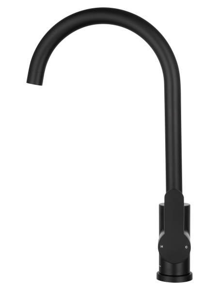 Смеситель для кухонной мойки Wonzon & Woghand WW-AE4554-MB черный матовый