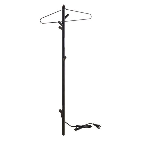 Полотенцесушитель электрический Bemeta 704151010 черный матовый 30W