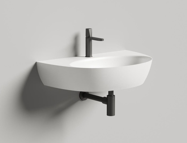 Накладная раковина Salini Alda Wall 03 140323M 45 см белая матовая