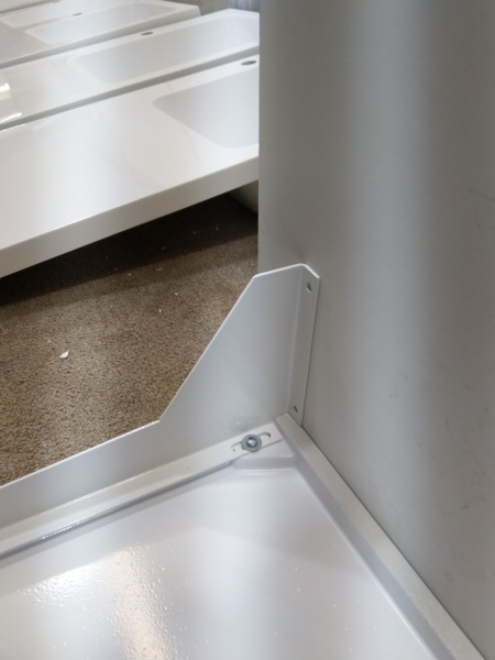 Подвесная раковина Madera Kamilla 4627173210577 100 см L белая глянцевая на стиральную машину