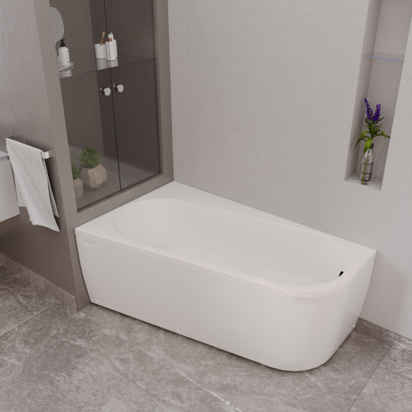 Ванна акриловая Radomir Вальс Прима 160x95 R 1-01-0-2-1-352 c каркасом