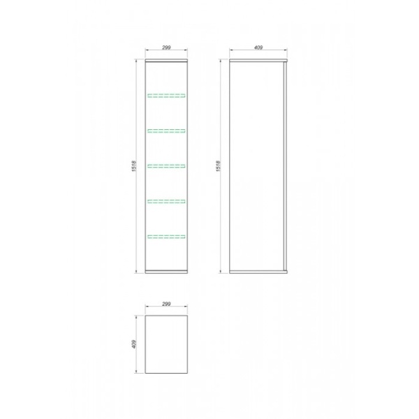 Пенал Kакса-А Cristal 22 004834 30 см серый графит