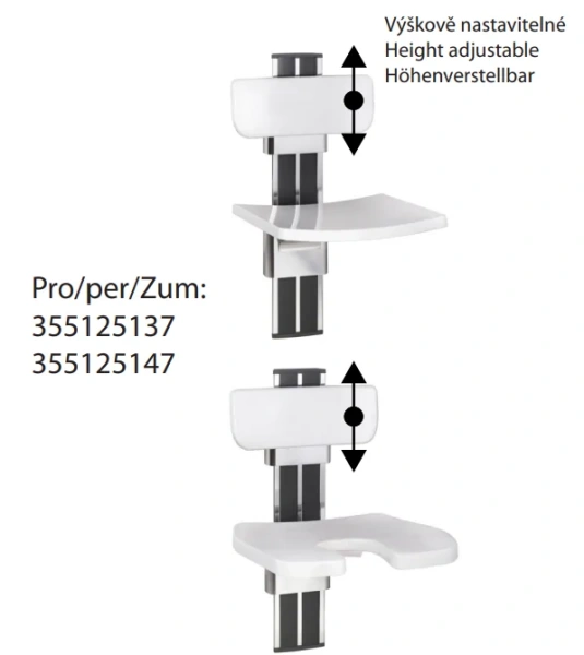 Спинка для сиденья Bemeta Help Program 355125157 белая