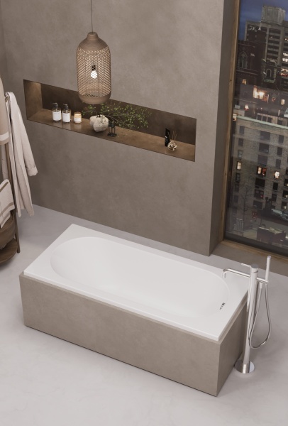 Ванна акриловая Alba Spa Supreme 170х75 ВПР041000200 белая