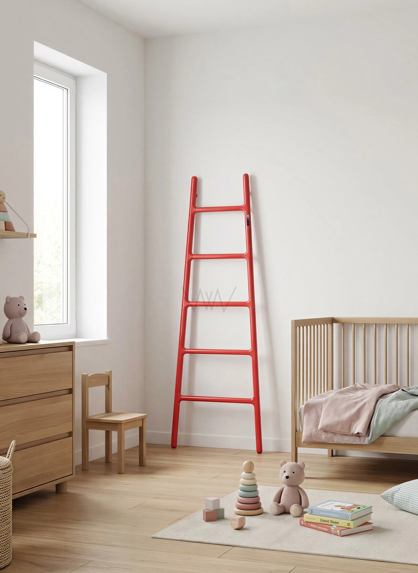 Полотенцесушитель электрический Wonzon & Woghand Rotenburg WW-PR207-CGR красный глянцевый