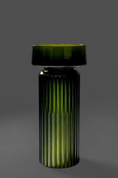 Накладная раковина Boheme Glow 810-G-OL olive полиэфирная
