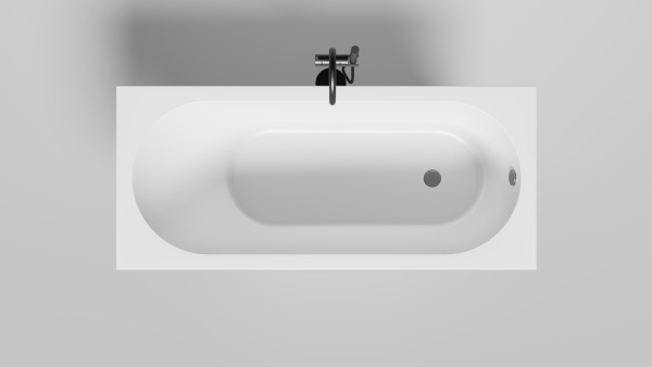 Ванна из искусственного камня Salini Ornella Kit 160x70 102426M белая матовая встраиваемая