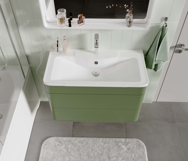 Мебельная раковина Madera Adel 4627173210232 70 см белая глянцевая