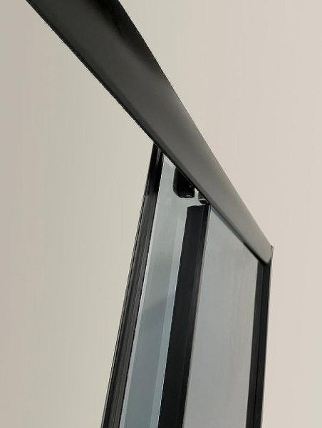 Душевой уголок Niagara Eco 90x90x195 0091432QT профиль черный, стекло тонированное