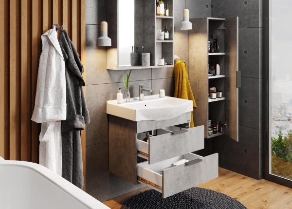 Пенал Onika Девис 403071 30 см бетон чикаго