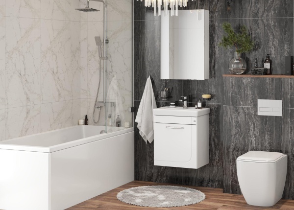 Зеркальный шкаф Onika Венеция 204201 40 см белый