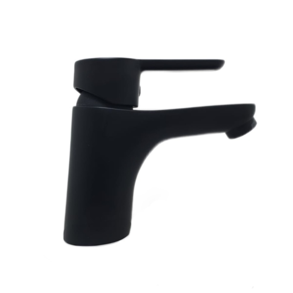 Смеситель для раковины Webert Sax Evolution SE830102560 черный матовый с донным клапаном