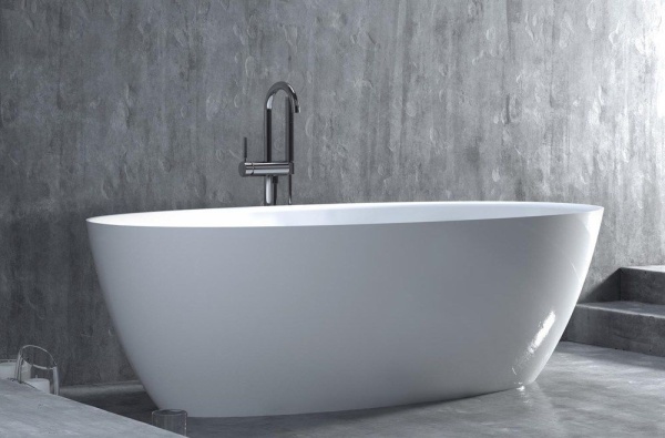 Ванна из искусственного камня Salini Alda 175x90 101911SM белая матовая отдельно стоящая