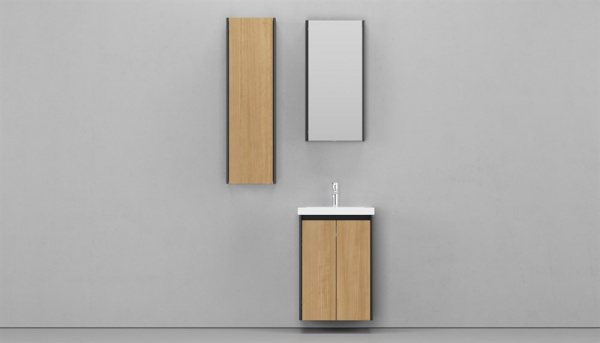 Тумба под раковину Velvex Klaufs tpKLA.50.2D-617.217 50 см черная