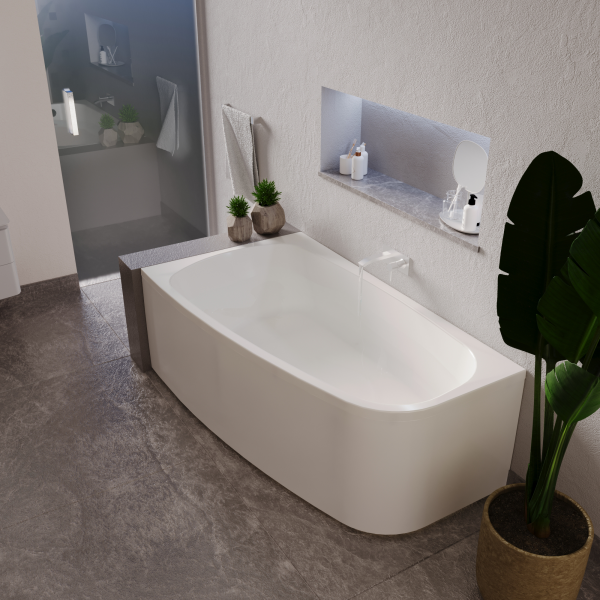 Ванна акриловая Radomir Рона 150x80 R 1-01-0-2-1-342 c каркасом