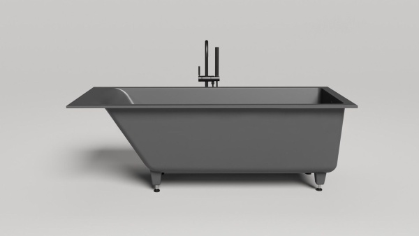 Ванна из литьевого камня Salini Cascata Kit 170x75 104313G белая глянцевая встраиваемая