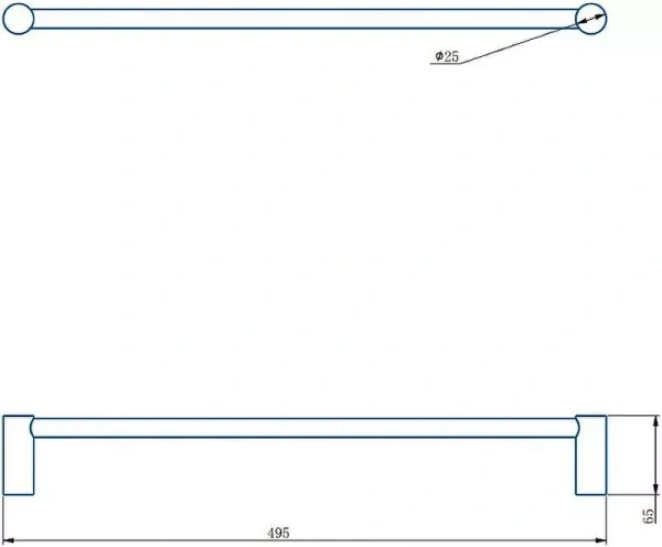 Полотенцедержатель Haiba HB8401-7 черный
