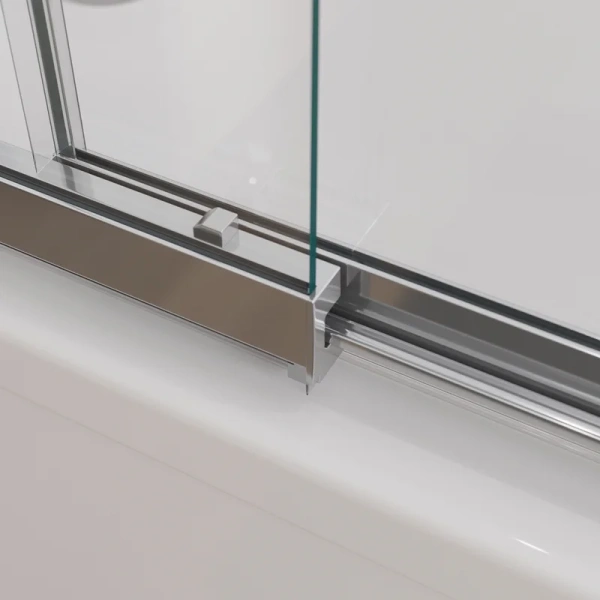 Шторка на ванну Cezares 90x145 SLIDER-VF-11-90/150-C-Cr профиль хром, стекло прозрачное
