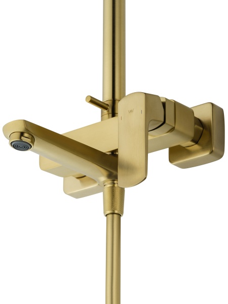 Душевая стойка Wonzon & Woghand Forza WW-739031-BG золото брашированный