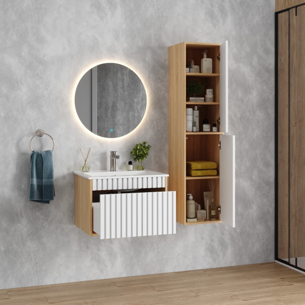 Пенал Onika Дайлер 403568 35 см дуб сонома с белым