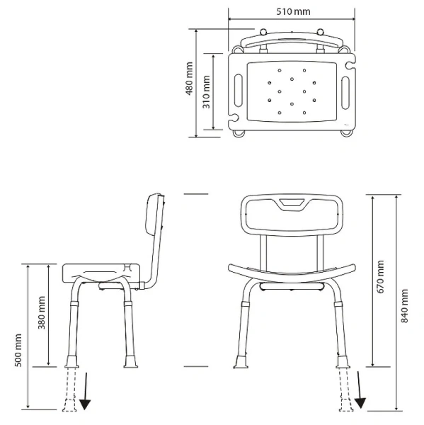 Сиденье Bemeta Help Program 353125123 белое со спинкой