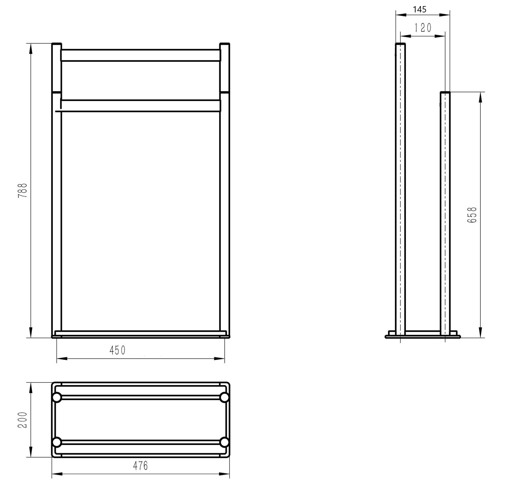 Полотенцедержатель Wonzon & Woghand WW-V4901-BG золото