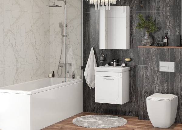 Зеркальный шкаф Onika Венеция 205014 50 см белый